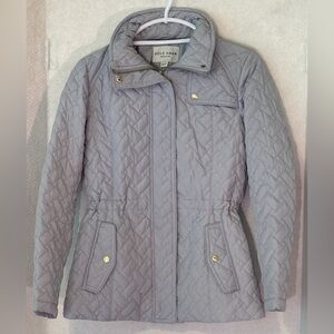 Women's Cole Haan Signature Jacket Ice Blue/Gray Quilted Jacket Size XS